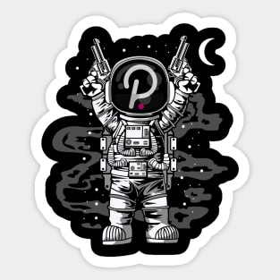 Astronaut Polkadot DOT To The Moon Crypto Token Cryptocurrency Wallet Birthday Gift For Men Women Kids Sticker